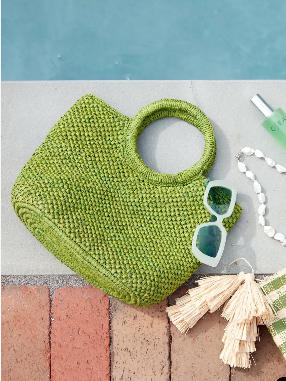 Lovely Mar Y Sol Green Serena Bag